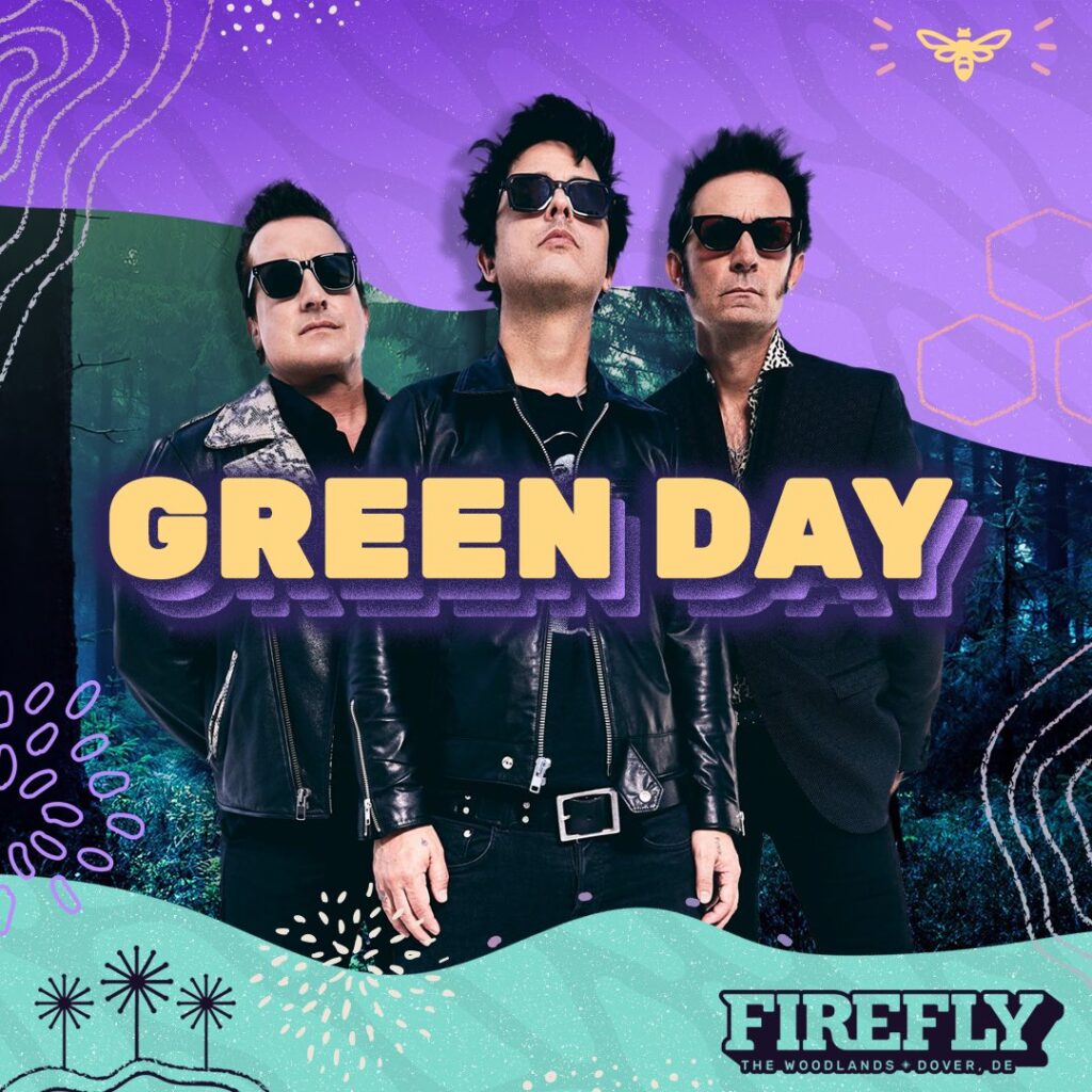 Green Day to perform in Firefly Music Festival 2022